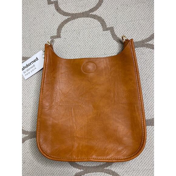 Ahdorned bag Camel Vegan Crossbody (no strap) - Picture 5 of 11